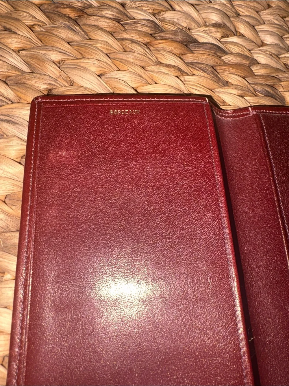 Vintage Christian Dior leather billfold wallet